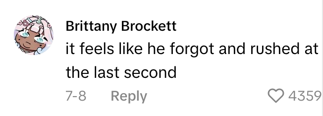TikTok comment